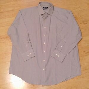 Nautica Men's Casual Button Down Dress Shirt 17 1/2 17.5